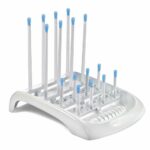 Munchkin Deluxe Bottle Drying Rack Ideal for Bottles, Teats, Cups, Pump Parts and Accessories - Image 2