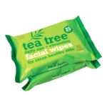 x2 Tea Tree Daily Use Cleansing Facial Wipes 25 wipes Twin Pack
