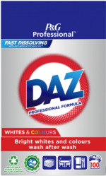 6kg Daz Professional Formula Washing Powder Clothes 100 Wash Fast Dissolving - Image 1