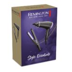 Remington Style Essentials Hair Care Gift Set (Slim Ceramic Hair Straighteners and 2000W Hair Dryer with Concentrator) D3016GP