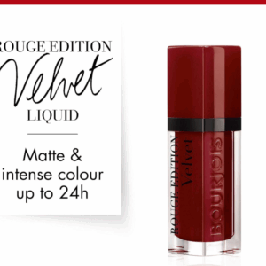 Bourjois Rouge Edition Velvet 24h Liquid Lipstick 19 Jolie De Vin - Image 3