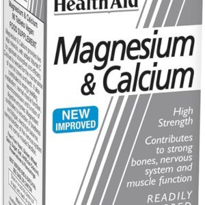 HealthAid Magnesium and calcium 90 vegtabs - Image 1
