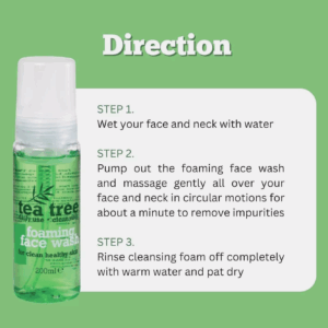 Tea Tree Foaming Face Wash 200ML x 6 - Image 7