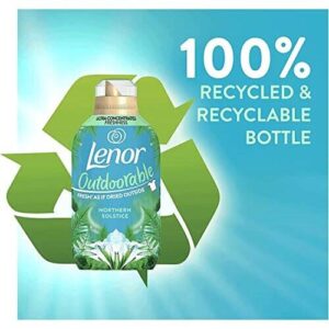 Lenor Outdoorable Fabric Conditioner 35 Washes, 490Ml, Northern Solstice - Ultra Concentrated Freshness - 100 Percent Recycled Bottle X6 - Image 4