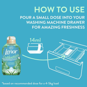 Lenor Outdoorable Fabric Conditioner 35 Washes, 490Ml, Northern Solstice - Ultra Concentrated Freshness - 100 Percent Recycled Bottle X6 - Image 9