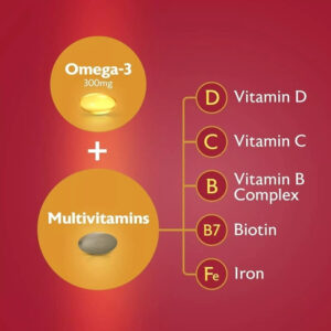Seven Seas Omega-3 & Multivitamins Women 30 Day Duo Pack - Image 7