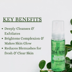Tea Tree Foaming Face Wash 200ML x 6 - Image 5