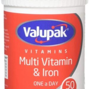 Valupak Multi Vitamin & Iron One A Day 50 Tablets - Image 1