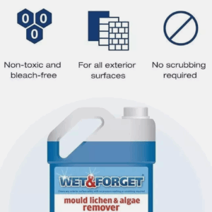 Wet & Forget Mould, Lichen & Algae Remover, Outdoor Cleaning Solution,- 5 Litre - Image 6