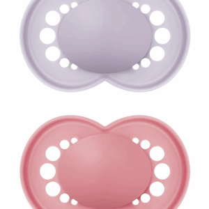 MAM Original Soothers 16 Plus Months Pack of 2 Pink (Various Designs) - Image 1