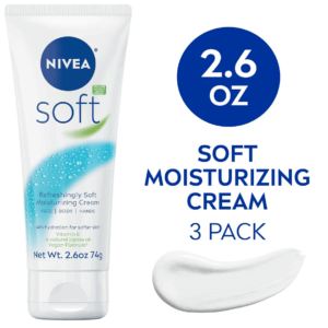 NIVEA Soft Moisturizing Creme, 2.6 Ounce (Pack of 3) - Image 3