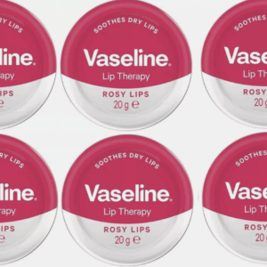 6 x Vaseline Lip Therapy Petroleum Jelly, Rosy Lips, 6 Pack, 20gm - Image 3
