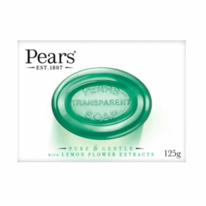 x6 Pears Pure & Gentle Lemon Flower Extract Transparent Soap Bar 125g - Image 4