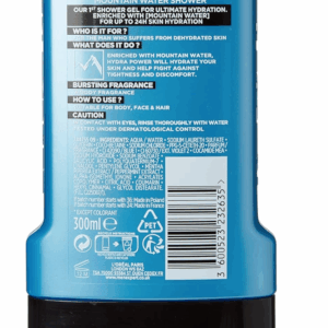 L'Oreal Men Expert Hydra Power Shower Gel for Men 300 ml (Pack of 6, Bulk Buy) - Image 4