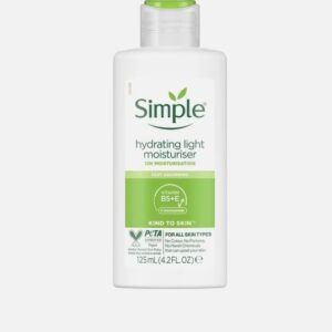 6x 125ml Simple Kind to Skin 12H Hydrating Light Moisturiser for Sensitive Skin - Image 3